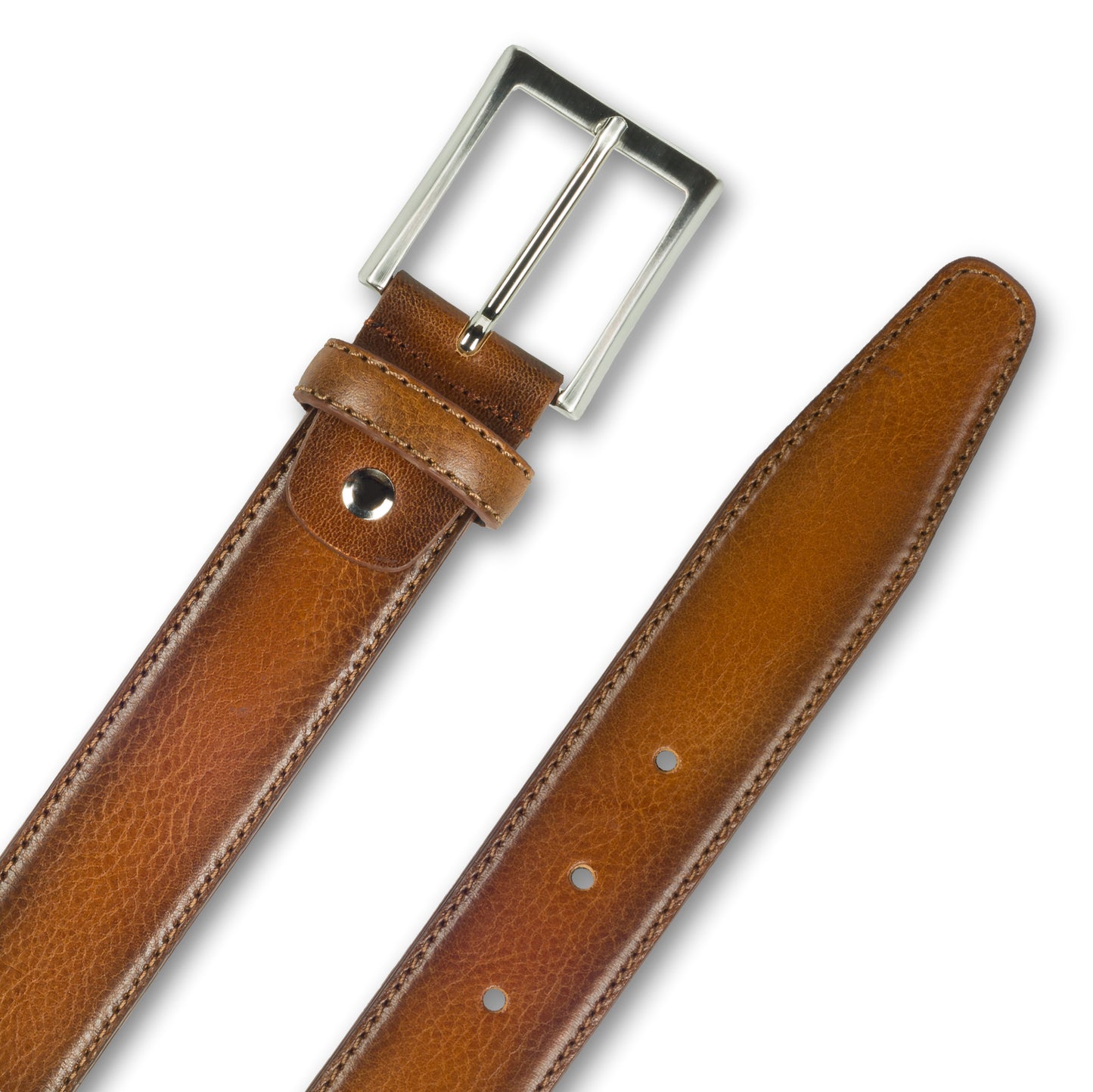 Ledergürtel braun 3,5 cm breit