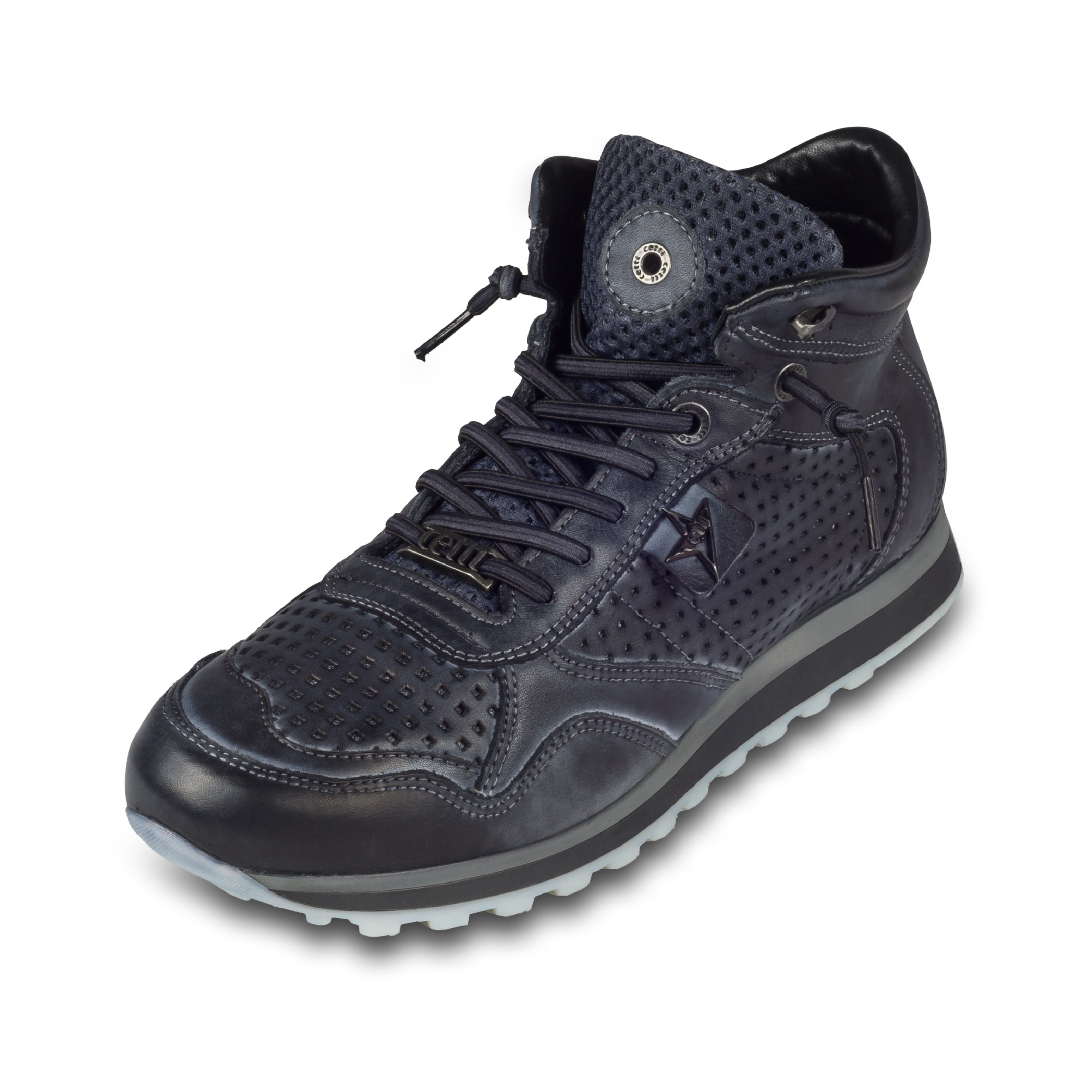 Cetti Herren Sneaker - Leder-Sneaker Mit Keilabsatz In Verschiedenen Farben