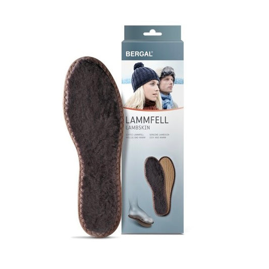 Bergal | Lammfell Einlagesohle für Schuhe - stark wärmend